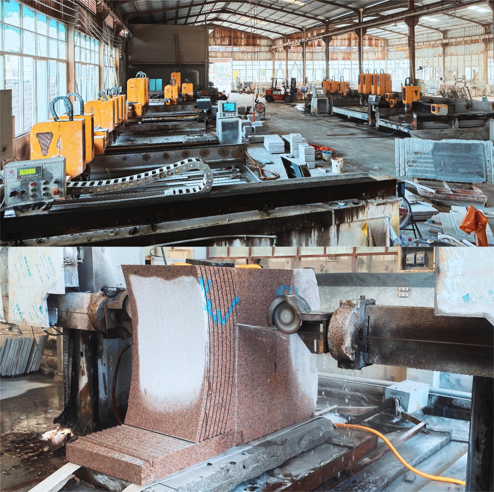 Fully Equipped Monument Production Facilities ( Sandblasting,Waterjet,C NC Engraving )